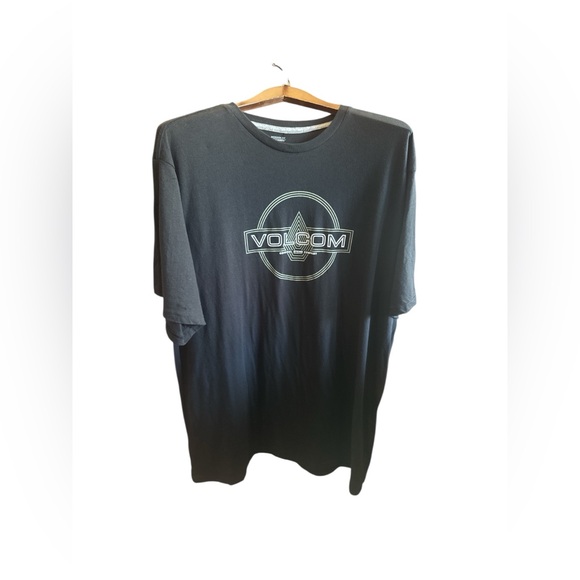 Volcom Other - Volcom Black Short-Sleeve Logo Tee Mens XXL NWT Skater T-Shirt Casual New Skate